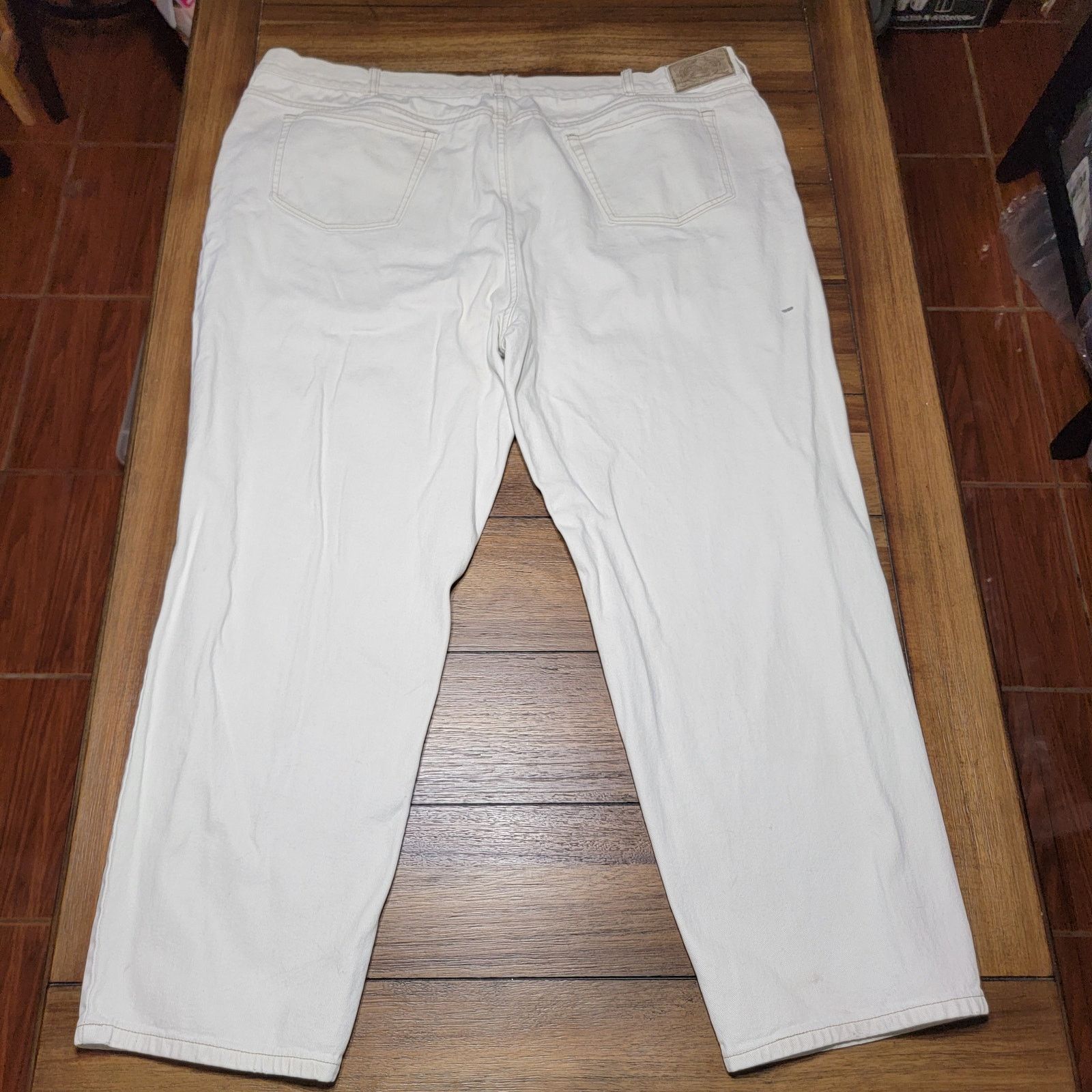 Cabelas Cabela's White Straight Denim Jeans - Size W50 X L32 Size US 44 / EU 60 - 3 Thumbnail
