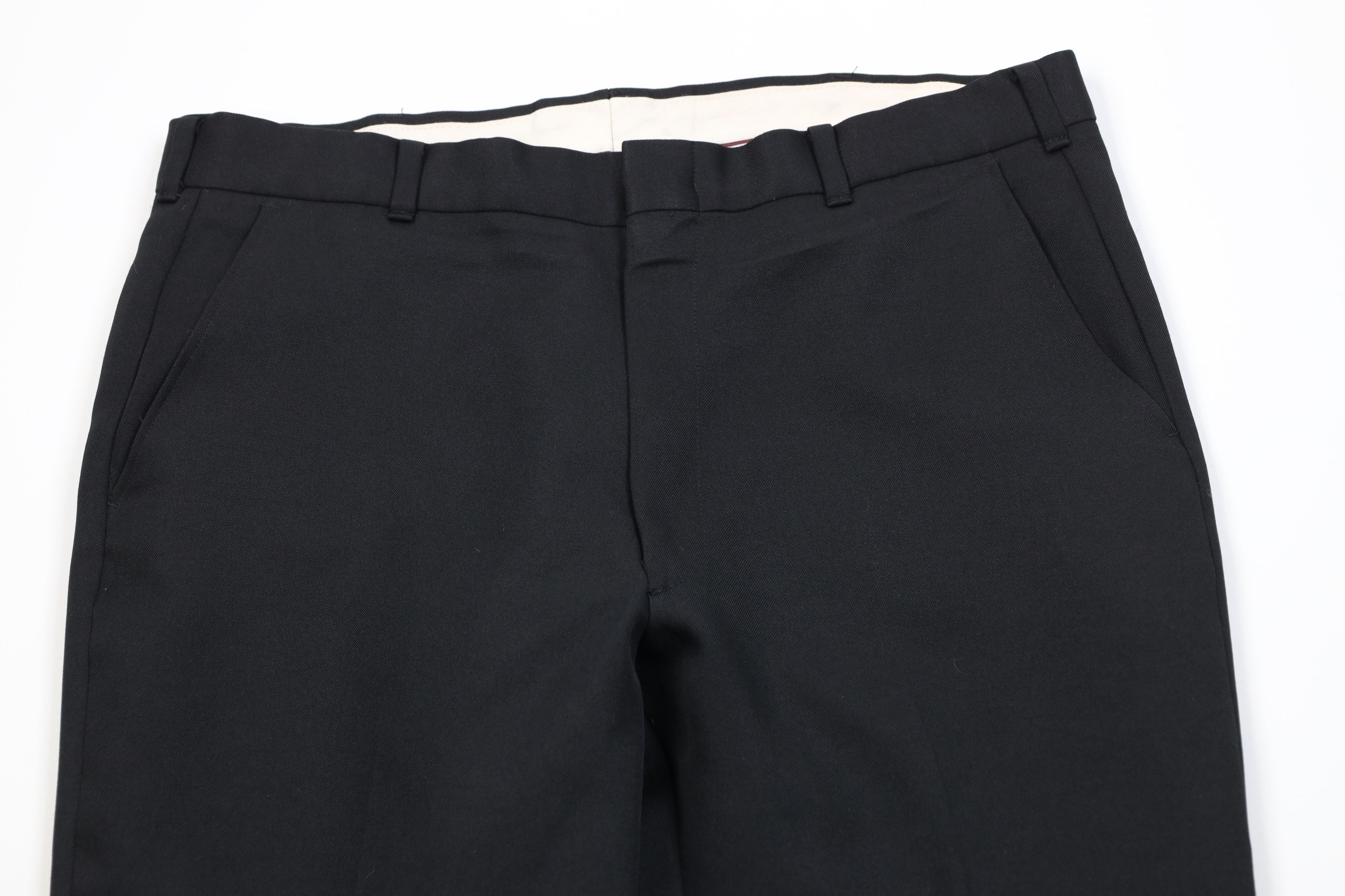 Vintage Vintage 70s Streetwear Flared Wide Leg Chino Pants Black USA Size US 36 / EU 52 - 2 Thumbnail