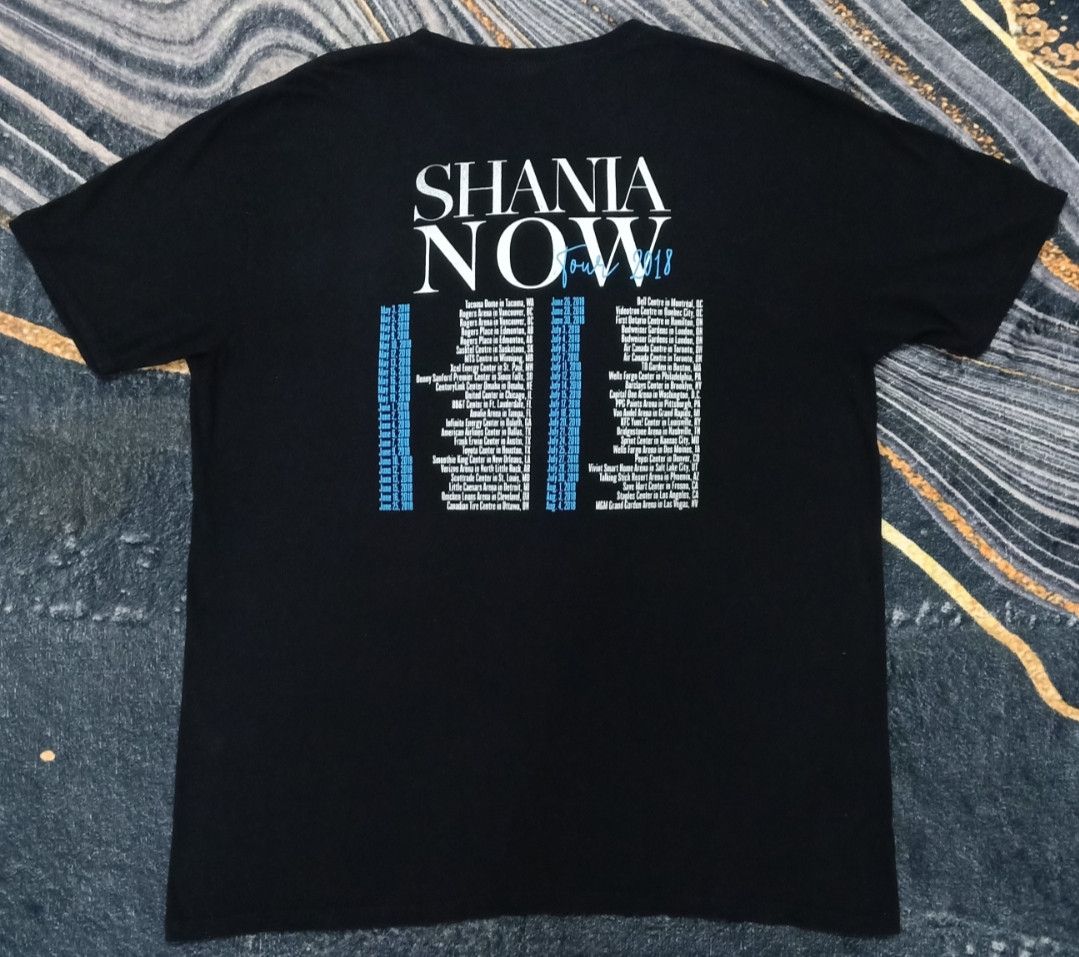 Band Tees Shania Twain : Shania Now Tour 2018 T-shirt Size US XL / EU 56 / 4 - 12 Thumbnail
