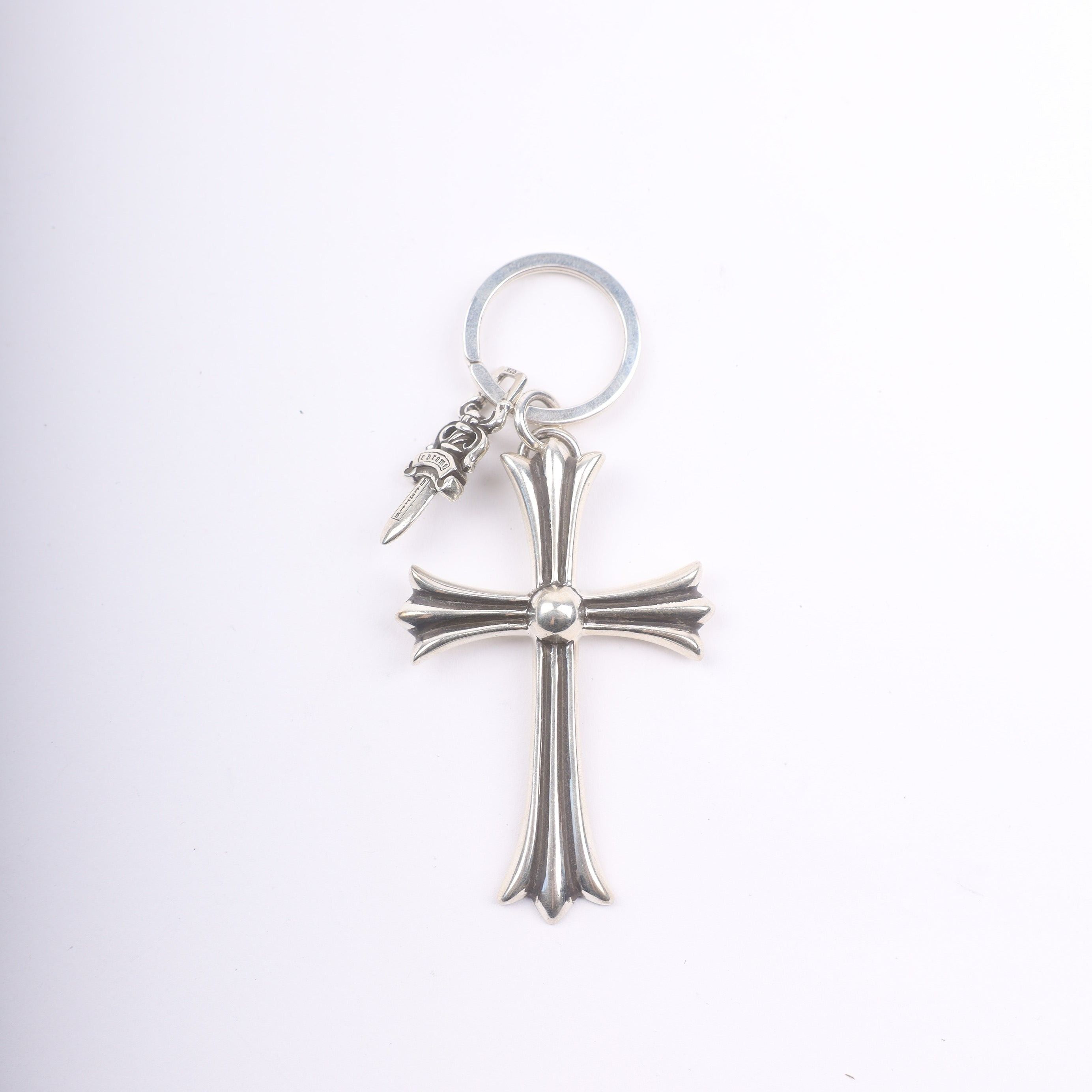 Chrome Hearts CHROME HEARTS LARGE CROSS + DAGGER KEY RING Size ONE SIZE - 3 Thumbnail