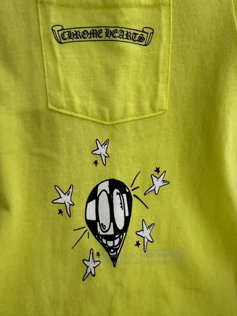 Chrome Hearts CHROME HEARTS Size M Chain smiley face printed short sleeve Size US M / EU 48-50 / 2 - 4 Thumbnail