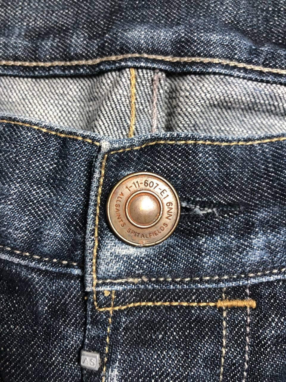 Allsaints Vintage Allsaints spitalfields Japan Selvage Denim jeans Size US 32 / EU 48 - 6 Thumbnail
