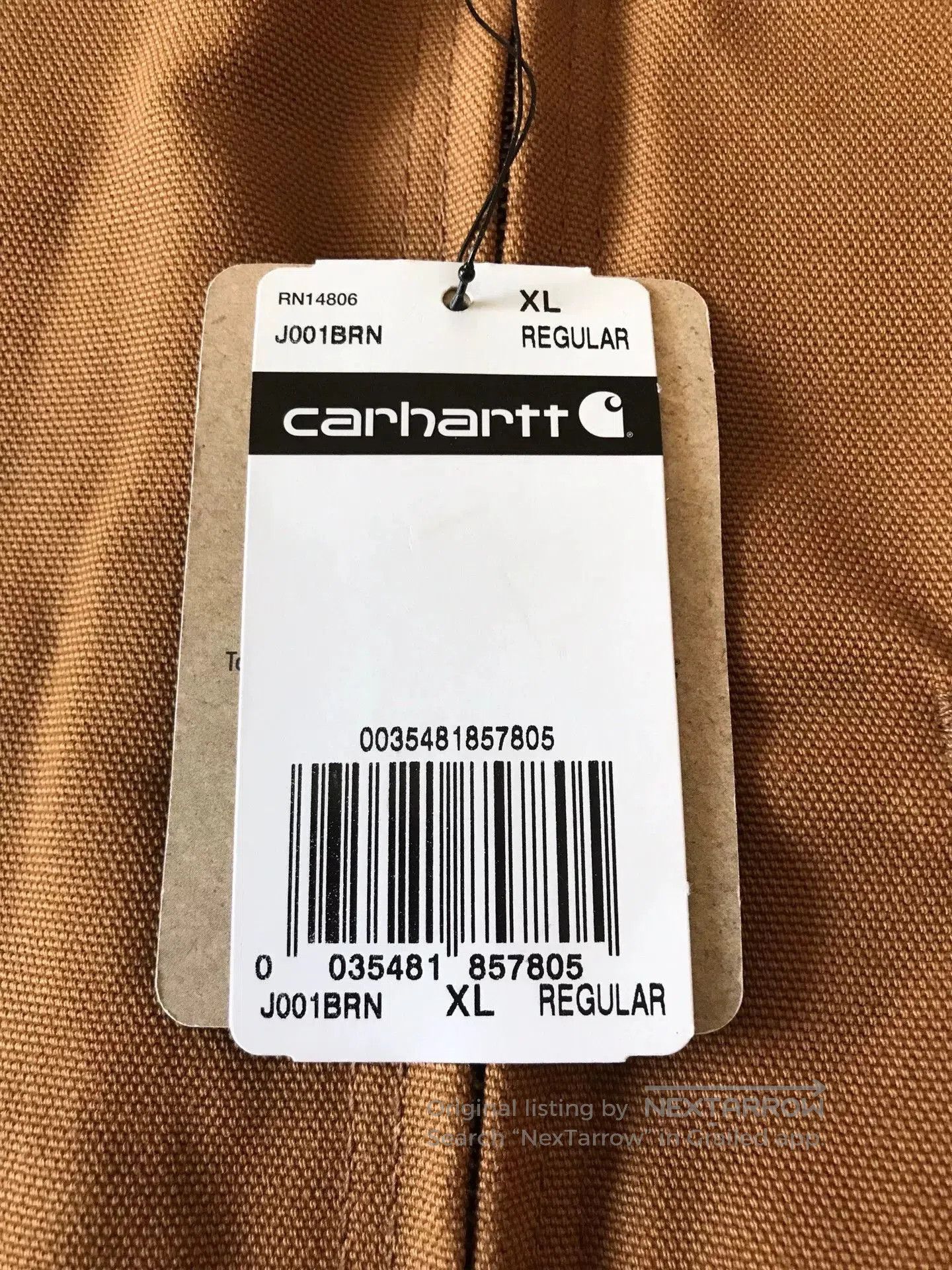 Carhartt Carhartt J001 Detroit Jacket Brown XL. Size US XL / EU 56 / 4 - 8 Thumbnail