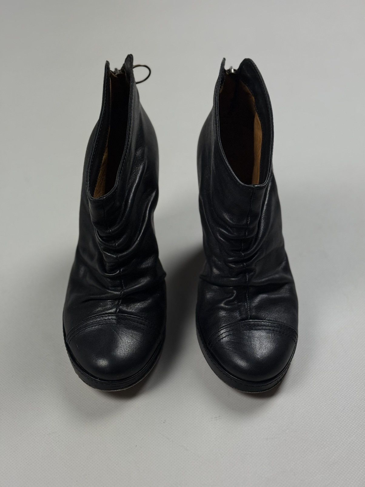 Fiorentini + Baker Fiorentini Baker Leather Avant-Garde Heeled Boots Shoes Size US 6.5 / IT 36.5 - 8 Thumbnail