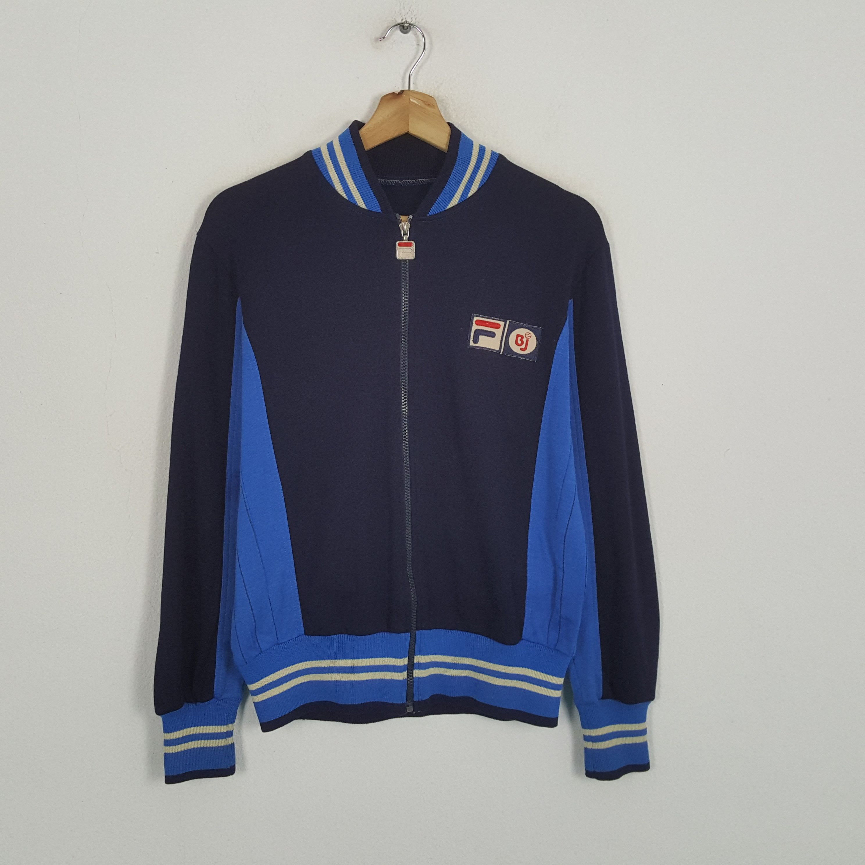Bjorn Borg × Fila × Vintage Vintage FILA BJORN BORG Tennis Lagend Sweater Jacket Size US M / EU 48-50 / 2 - 1 Thumbnail