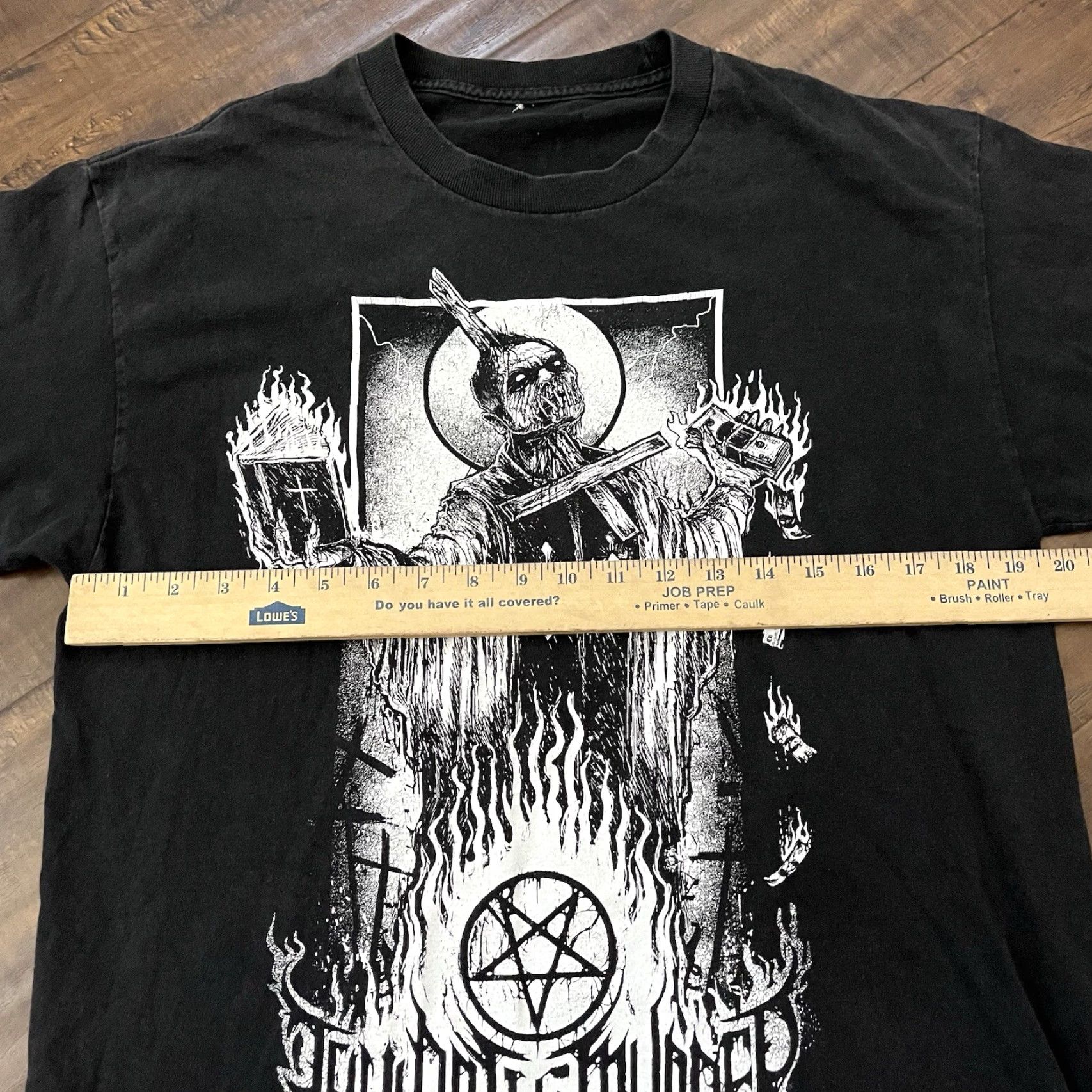 Vintage VINTAGE Thy Art Is Murder Demon Priest Satanic Large Band T-Shirt Deathcore Metal L Black Men Short Sleeve T-Shirt Mens Vintage Size US L / EU 52-54 / 3 - 3 Thumbnail