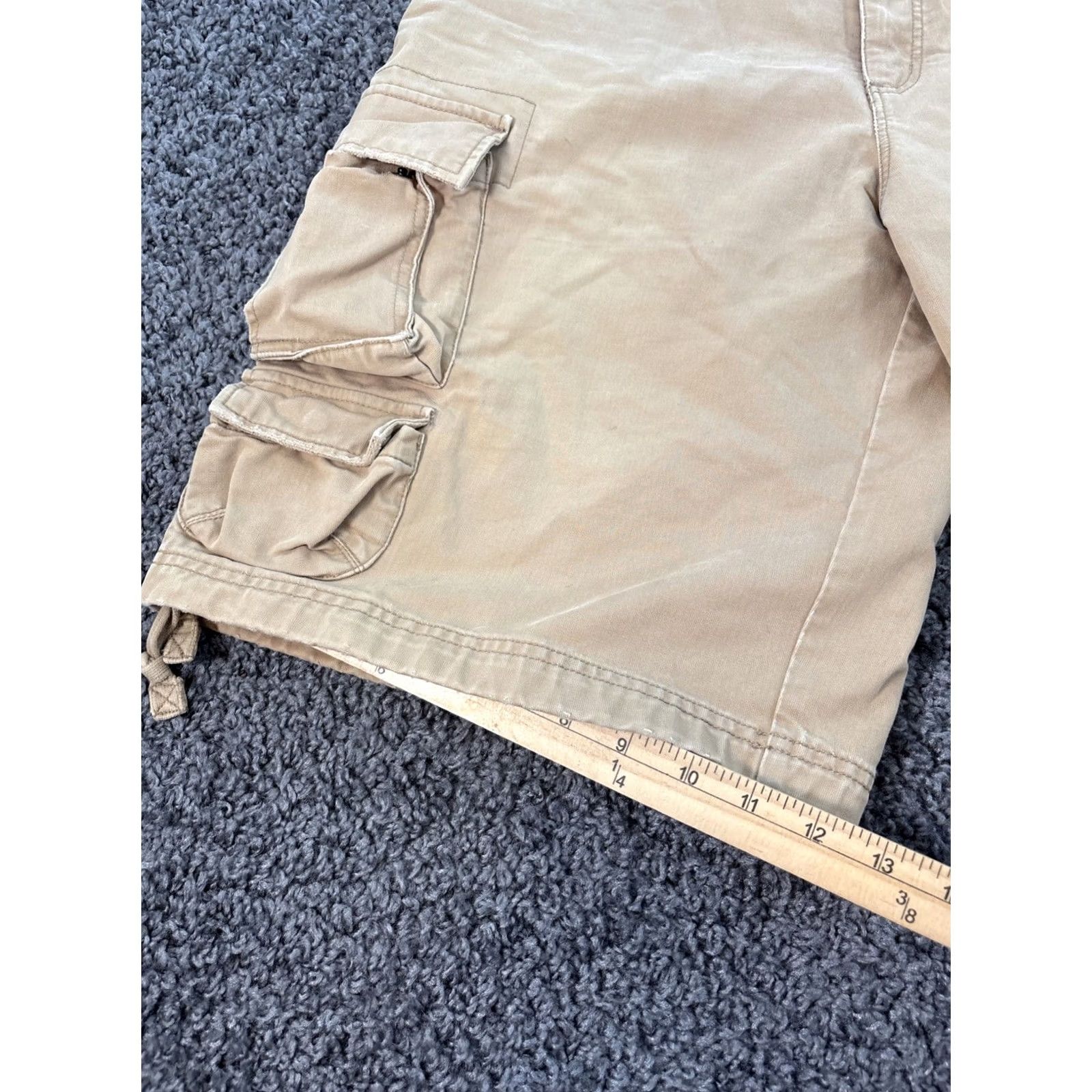Vintage Vintage Aeropostale Cargo Shorts Mens 36 Beige Baggy Skate Y2K Size US 36 / EU 52 - 3 Thumbnail