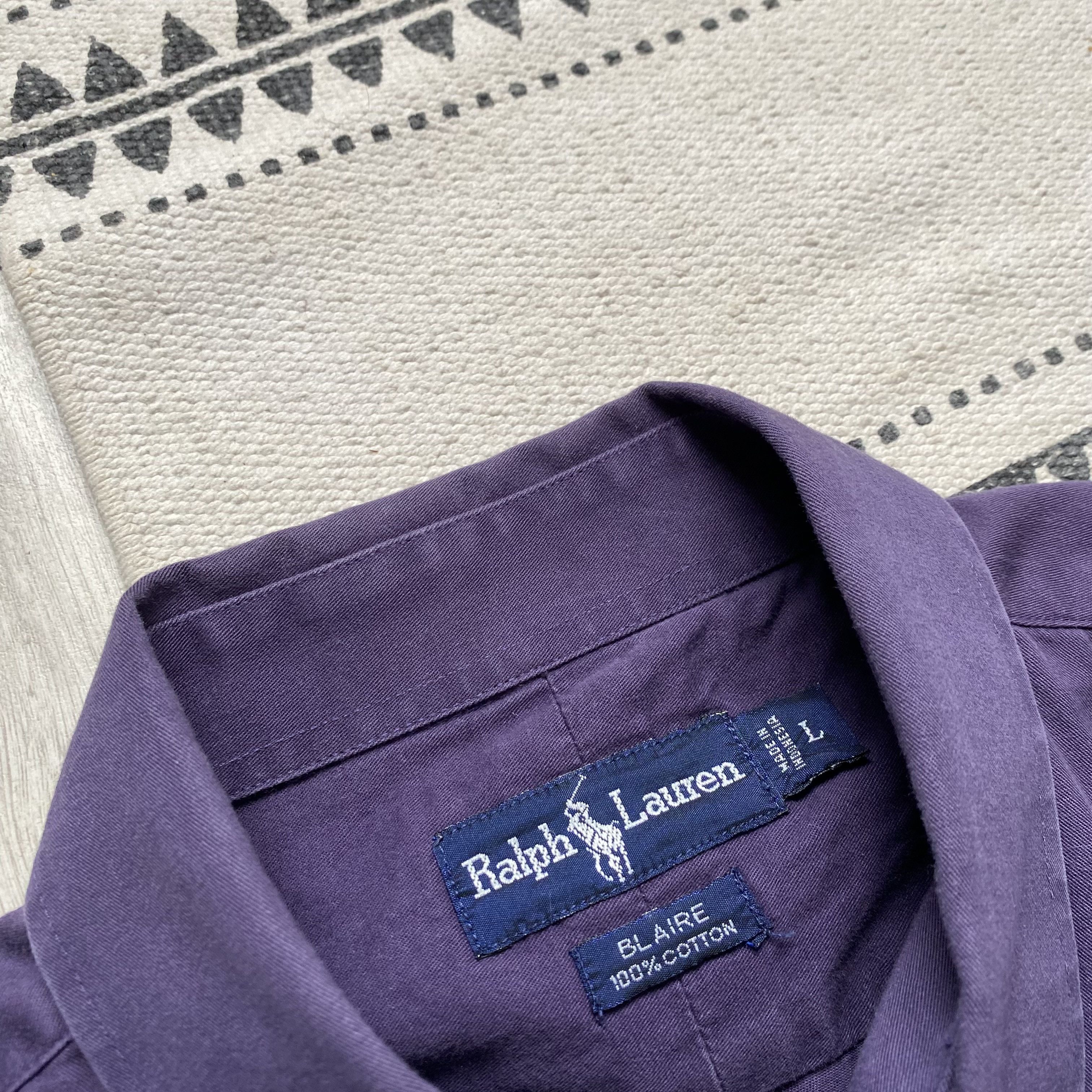 Polo Ralph Lauren 🏇Vintage 80s Polo Ralph Lauren Shirt Oldmoney Y2K Size US L / EU 52-54 / 3 - 7 Thumbnail
