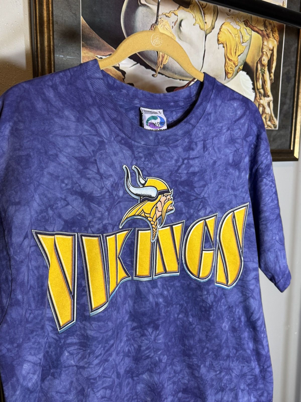 Liquid Blue Vintage Minnesota Vikings Liquid Blue Tye Dyed Shirt Size US L / EU 52-54 / 3 - 3 Thumbnail