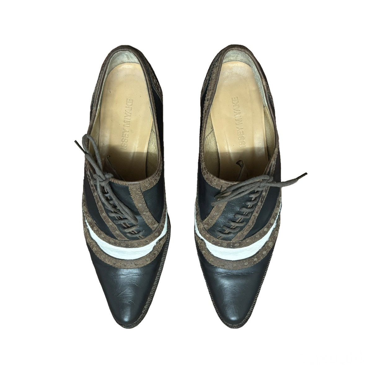 Issey Miyake Issey Miyake Curved Lace-up Closure Shoes Size US 6.5 / EU 39-40 - 2 Thumbnail