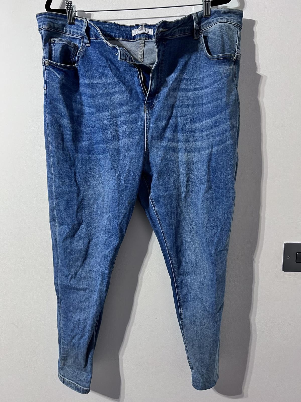 Other Lovall Blue Skinny Jeans – Size 20 (1XL) Size 38" / US 16 / IT 52 - 1 Thumbnail