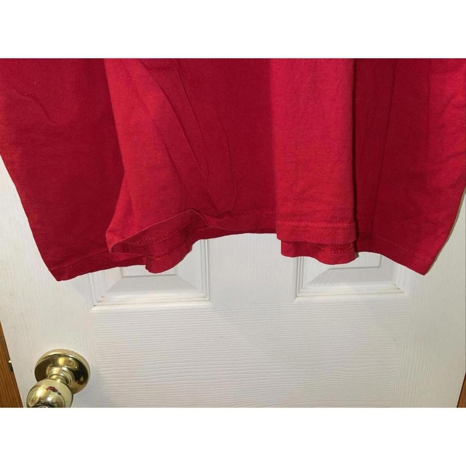 Adidas Adidas Red Cotton Tee - Size 4X Size US XXL / EU 58 / 5 - 7 Thumbnail