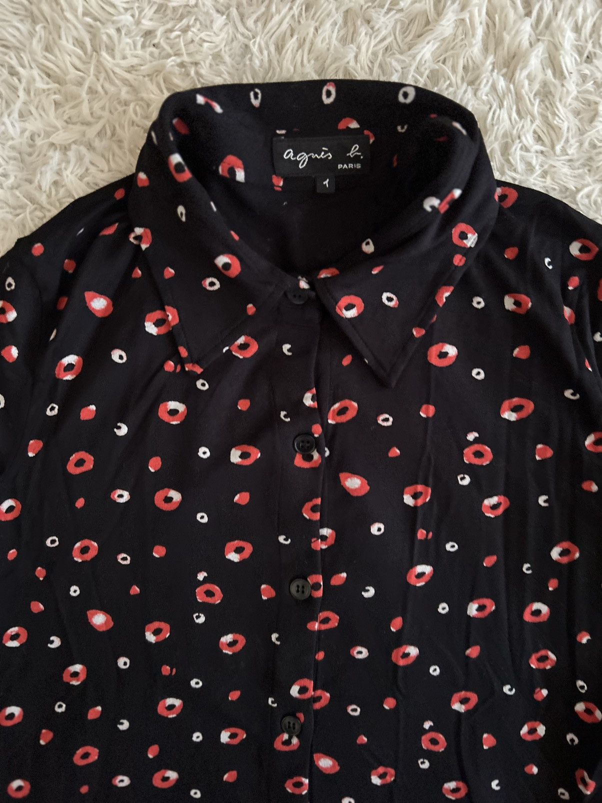Designer × agnes b. Agnes B Floral Blouses Size M / US 6-8 / IT 42-44 - 2 Thumbnail
