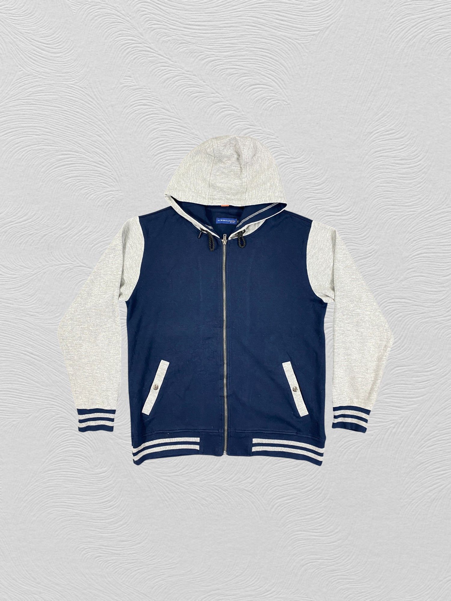 Japanese Brand Vintage HK Works London Hoodie -SW154 Size US L / EU 52-54 / 3 - 1 Thumbnail