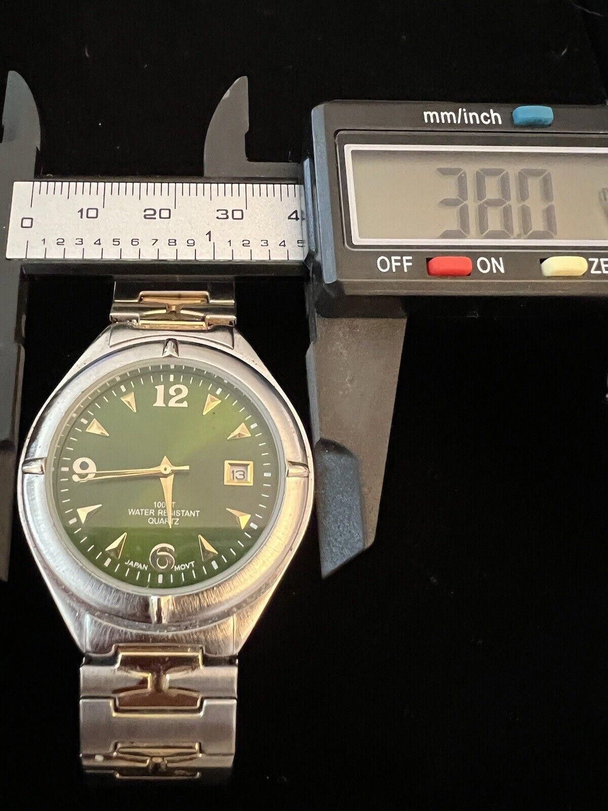 Designer Unbranded Men’s Green Dial Watch Size ONE SIZE - 2 Thumbnail