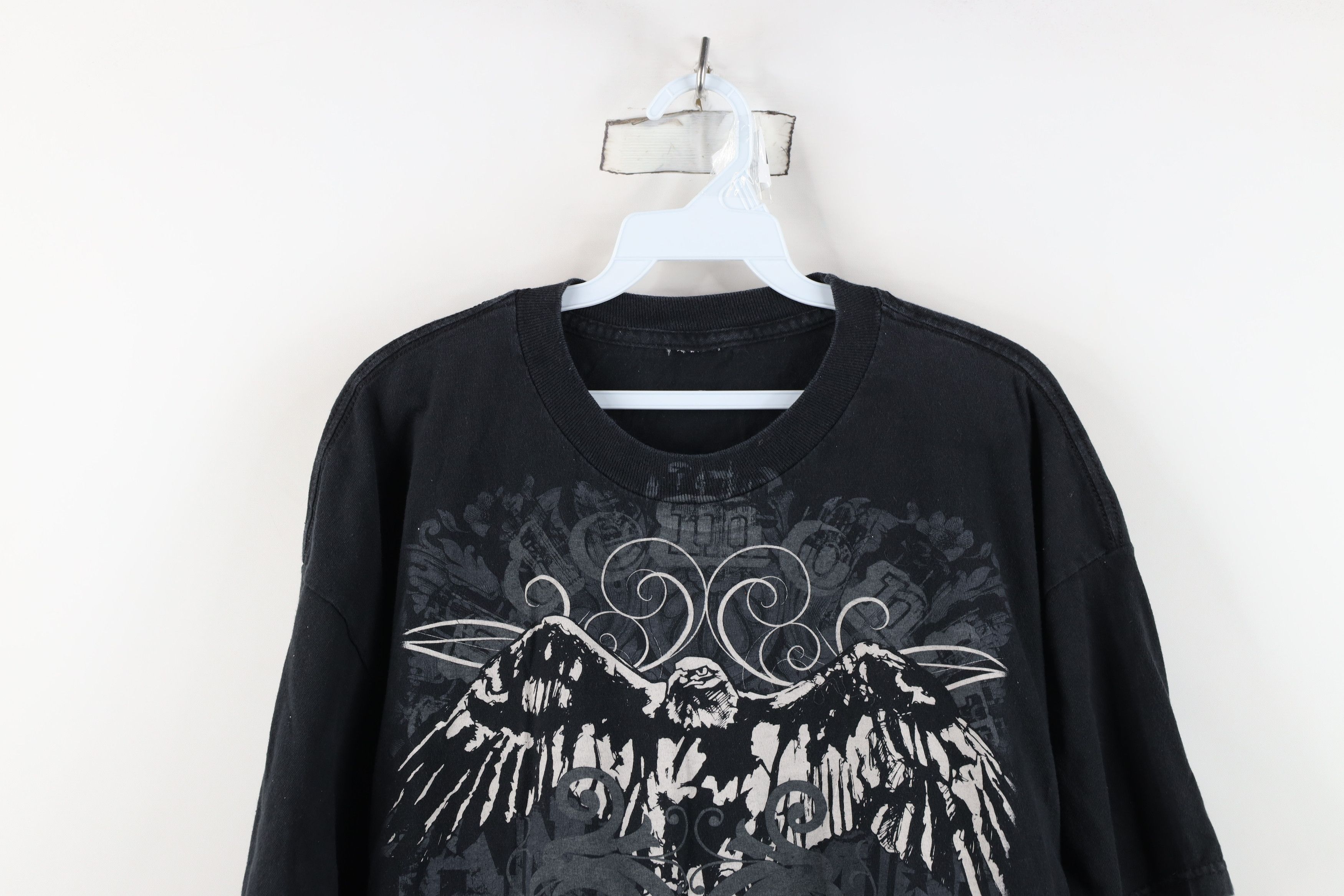 Vintage Vintage 90s Y2K Streetwear Pandemonium Eagle T-Shirt Size US XL / EU 56 / 4 - 2 Thumbnail