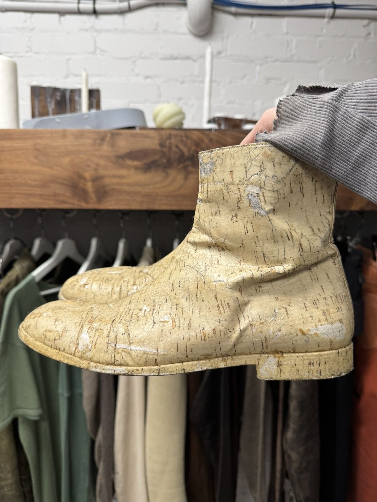 【関税＆送料込み】Maison Margiela Boot With Crushed Heel Maison Margiela Maison Martin Margiela Side Zip Boots | Grailed