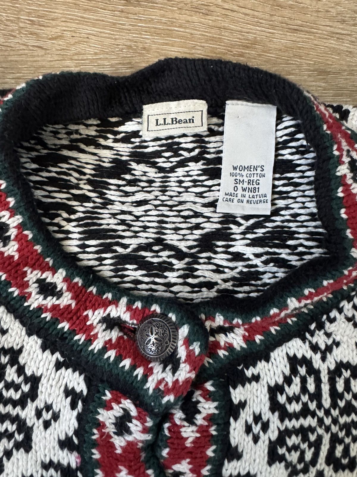 L.L. Bean L.L.Bean Fair Isle Vest Maat S/M Katoen Size S / US 4 / IT 40 - 5 Thumbnail