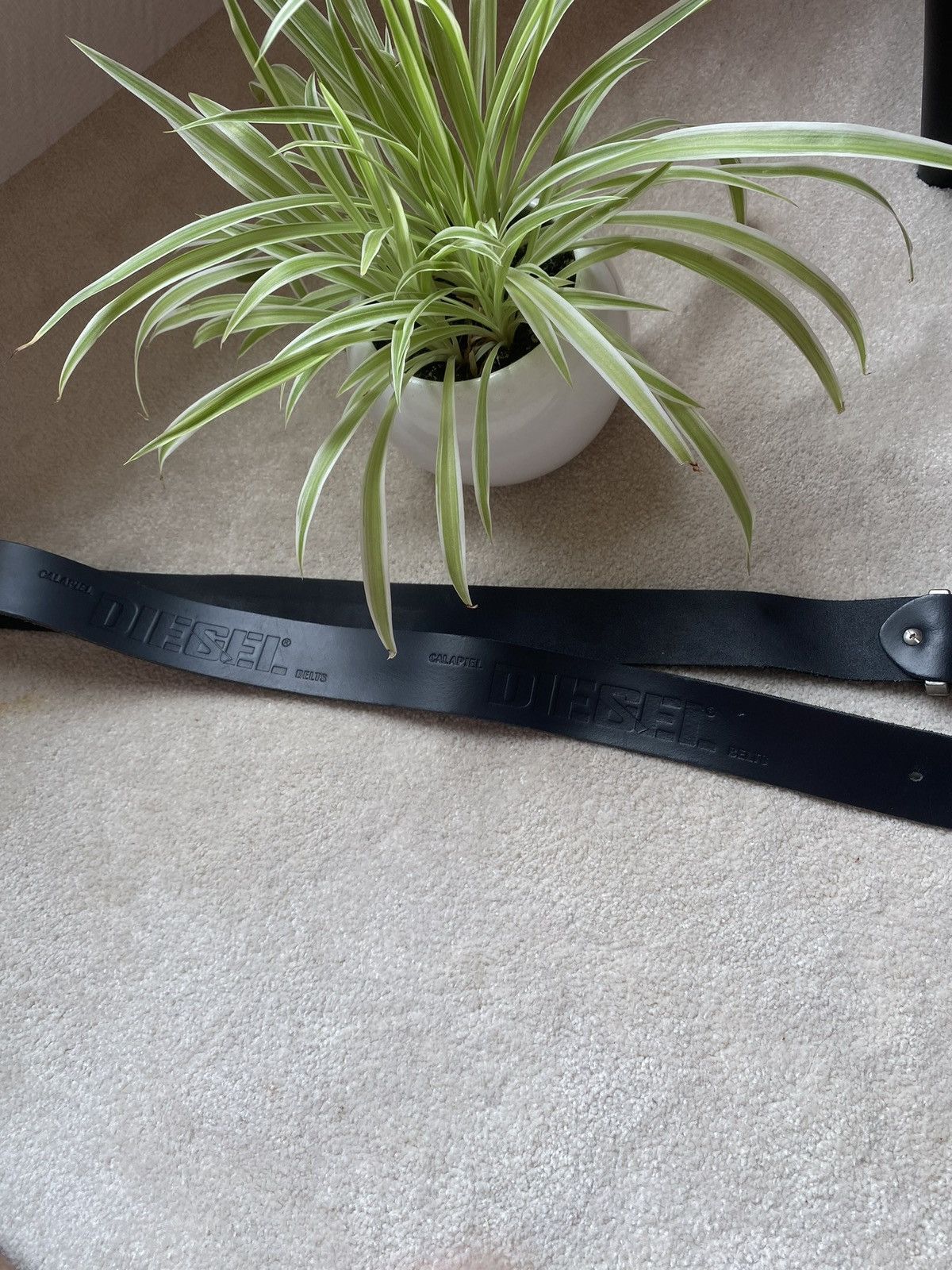 Diesel × Vintage leather belt diesel Size 46 - 7 Thumbnail