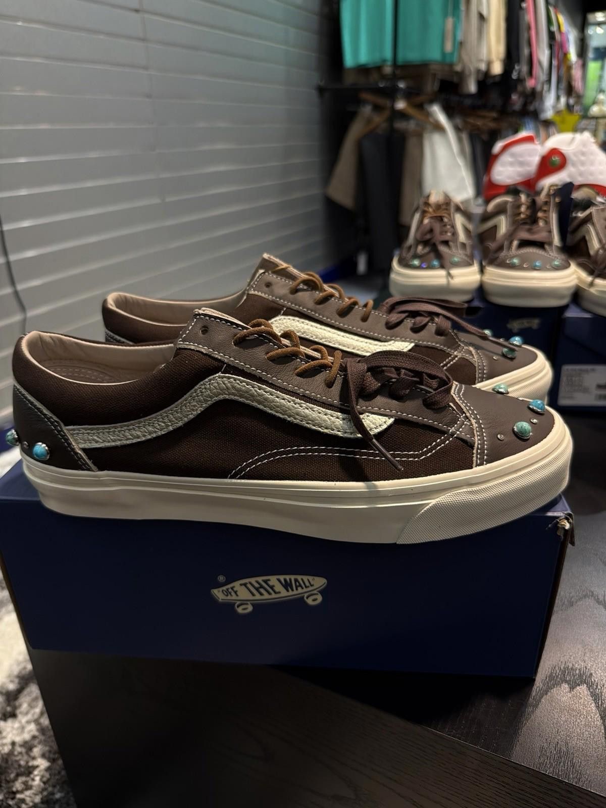 Vans Size 12 - Vans LX Old Skool 36 Gemstone Mushroom Mocha Size US 12 / EU 45 - 3 Thumbnail