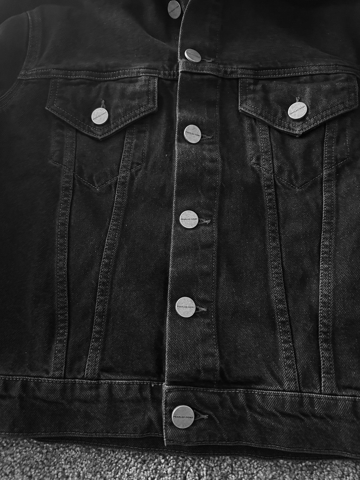 Pearled Ivory Pearled Ivory Shadow Trucker Jacket - Small Size US S / EU 44-46 / 1 - 3 Thumbnail