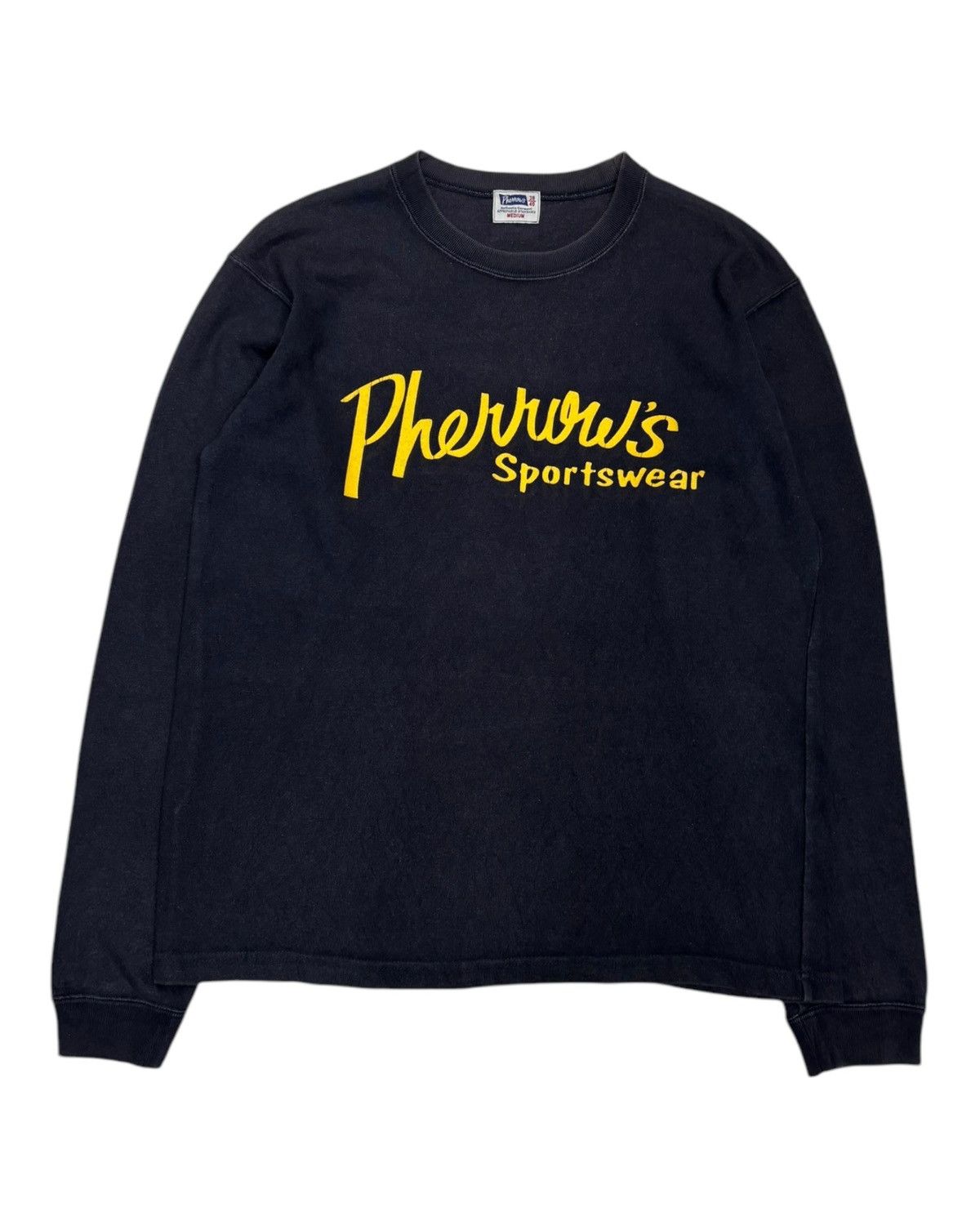 The Real McCoy's Pherrows Made In Japan Crewneck Long Sleeve Shirt Size US M / EU 48-50 / 2 - 1 Thumbnail