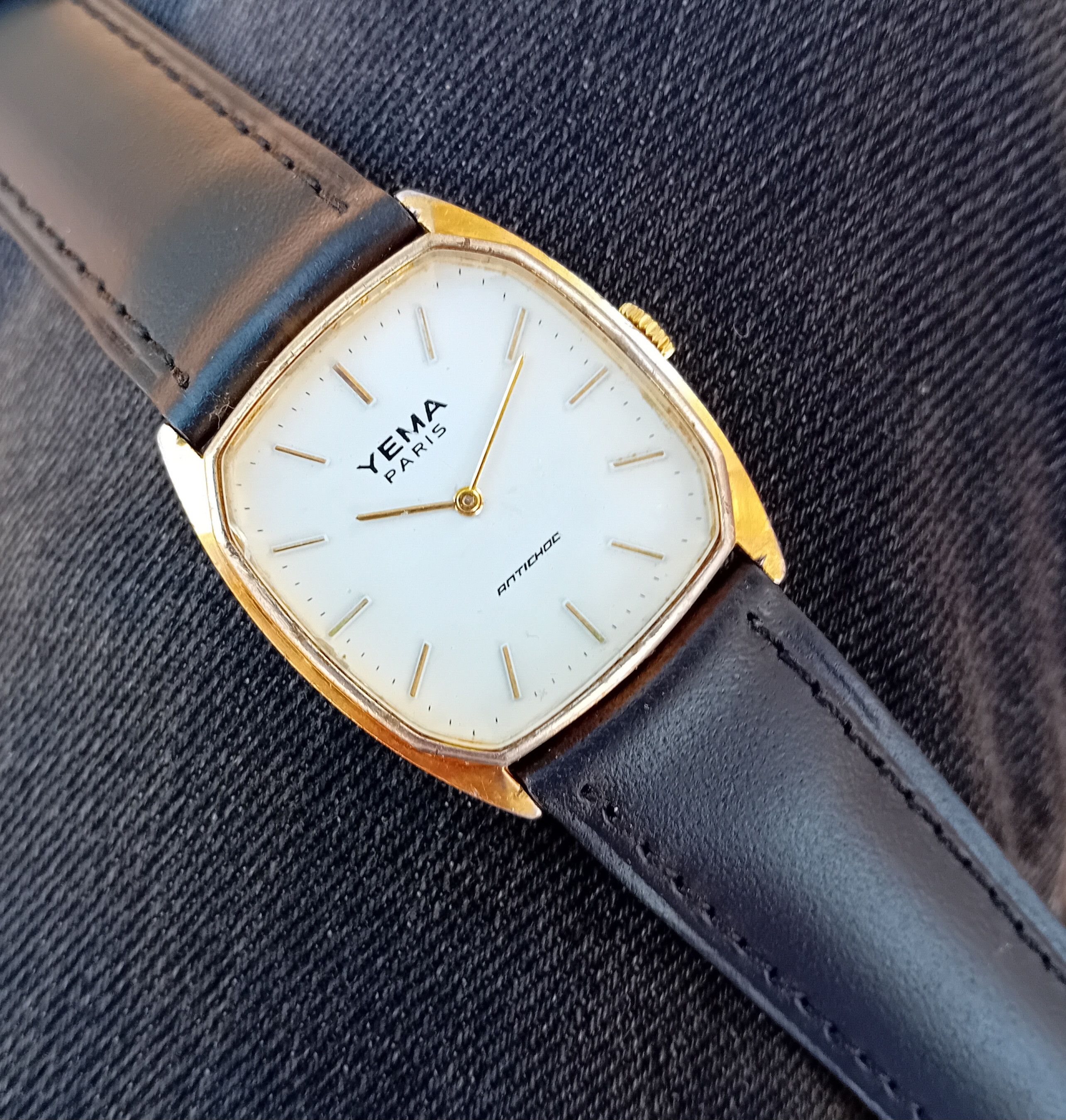 Vintage Yema Paris Watch Tank Vintage Mechanic 1970s Size ONE SIZE - 2 Thumbnail