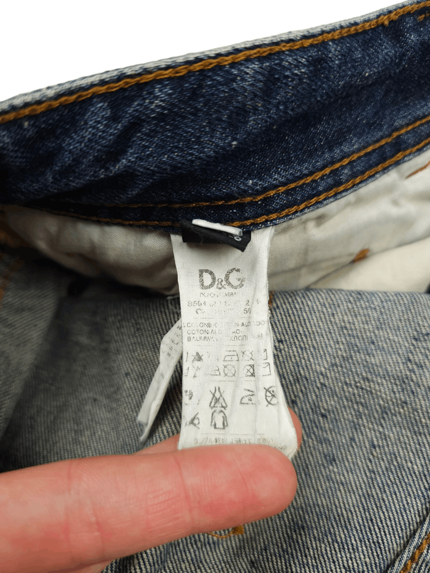 Dolce & Gabbana × Japanese Brand 💎 Size 29/30 Dolce Gabbana 90's Vintage Denim Jeans Y2K Size US 29 - 15 Thumbnail