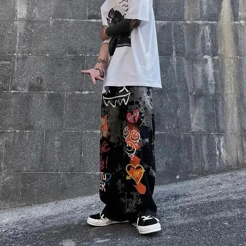 Japanese Brand Hip Hop Vintage Graffiti Oversized Pants Size US 32 / EU 48 - 4 Thumbnail