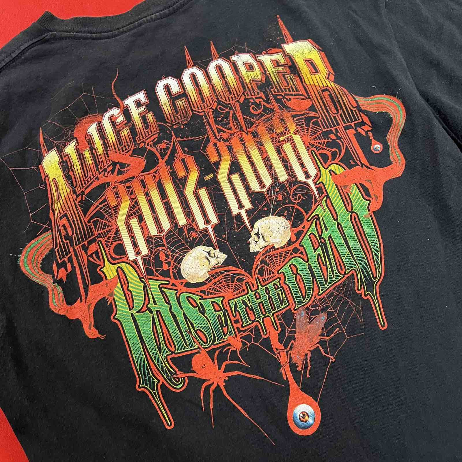 Band Tees × Vintage Vintage ALICE COOPER Rock tee 2012 T-Shirt Size US S / EU 44-46 / 1 - 4 Thumbnail