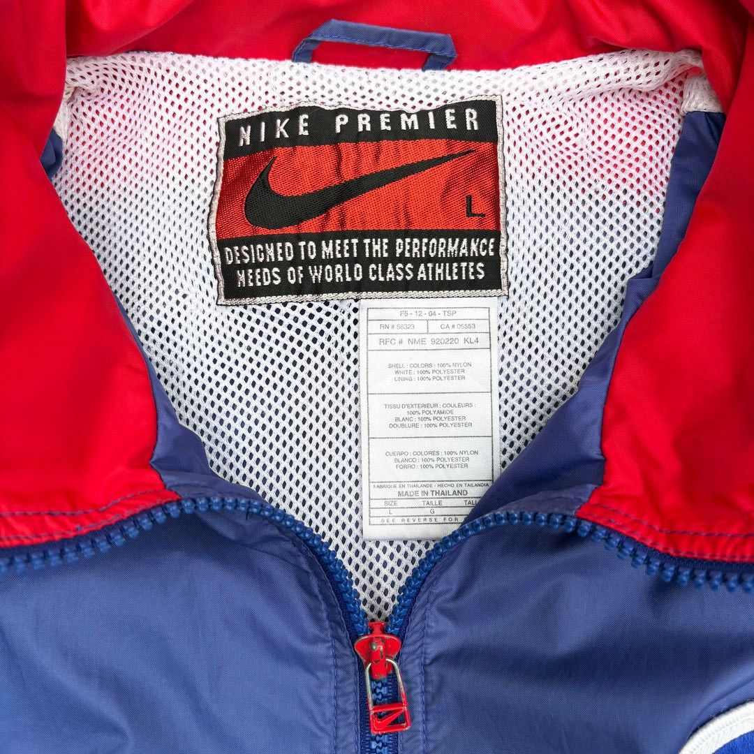 Nike PSG Paris Saint-Germain 1996 97 Vintage Nike Football Jacket Size US L / EU 52-54 / 3 - 4 Thumbnail