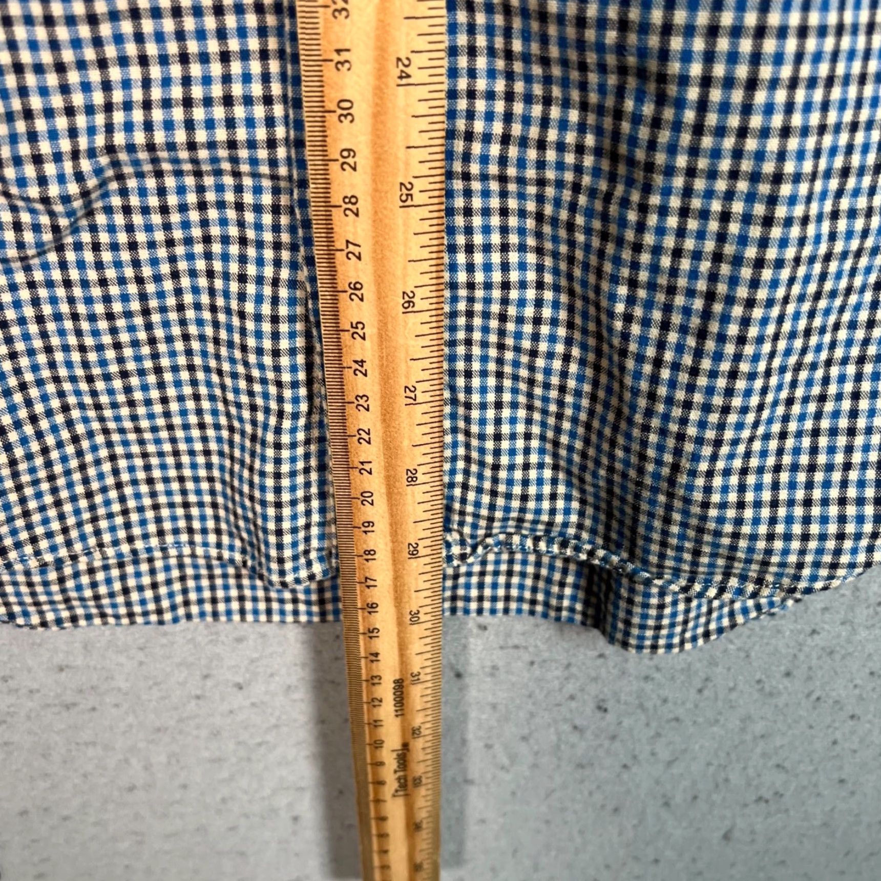 Vintage JACK SPADE Warren Street Shirt Mens Small Blue Gingham Button-Down 100% Cotton Size US S / EU 44-46 / 1 - 6 Thumbnail