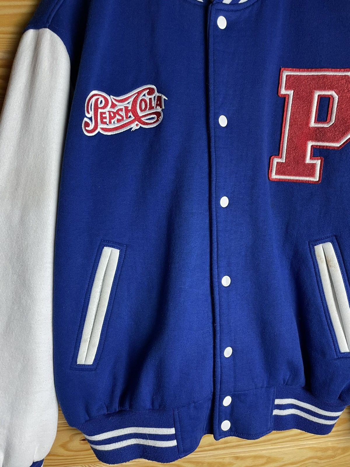 Pepsi × Vintage Vintage Pepsi Cola Bomber Jacket Y2K 90s Size US L / EU 52-54 / 3 - 10 Thumbnail