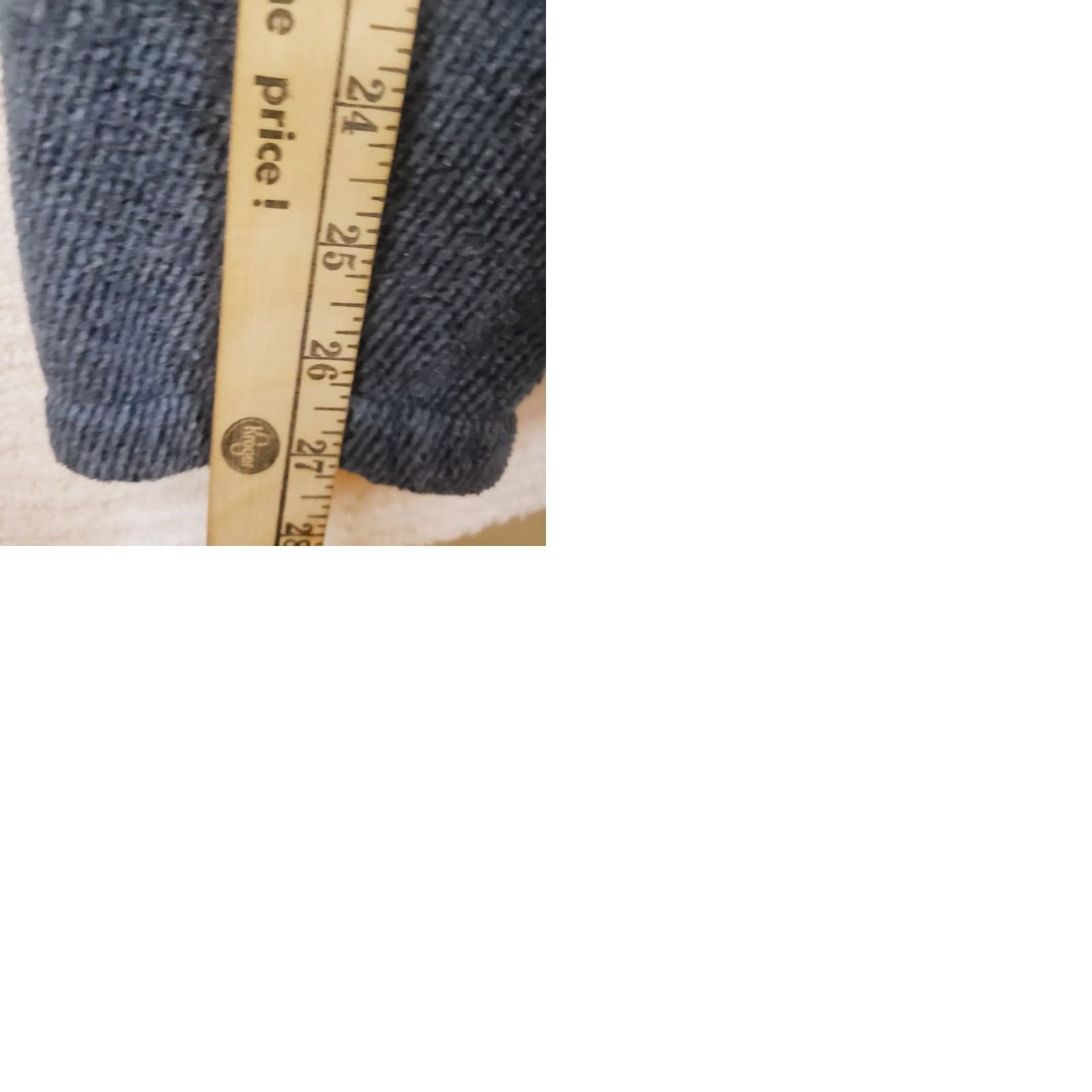 Prana Prana Men’s Full Zip Fleece Jacket Navy & Gray Herringbone Sherpa Zipper Pocket Pattern Comfort Casual Outdoor Cold Weather Size US L / EU 52-54 / 3 - 11 Thumbnail