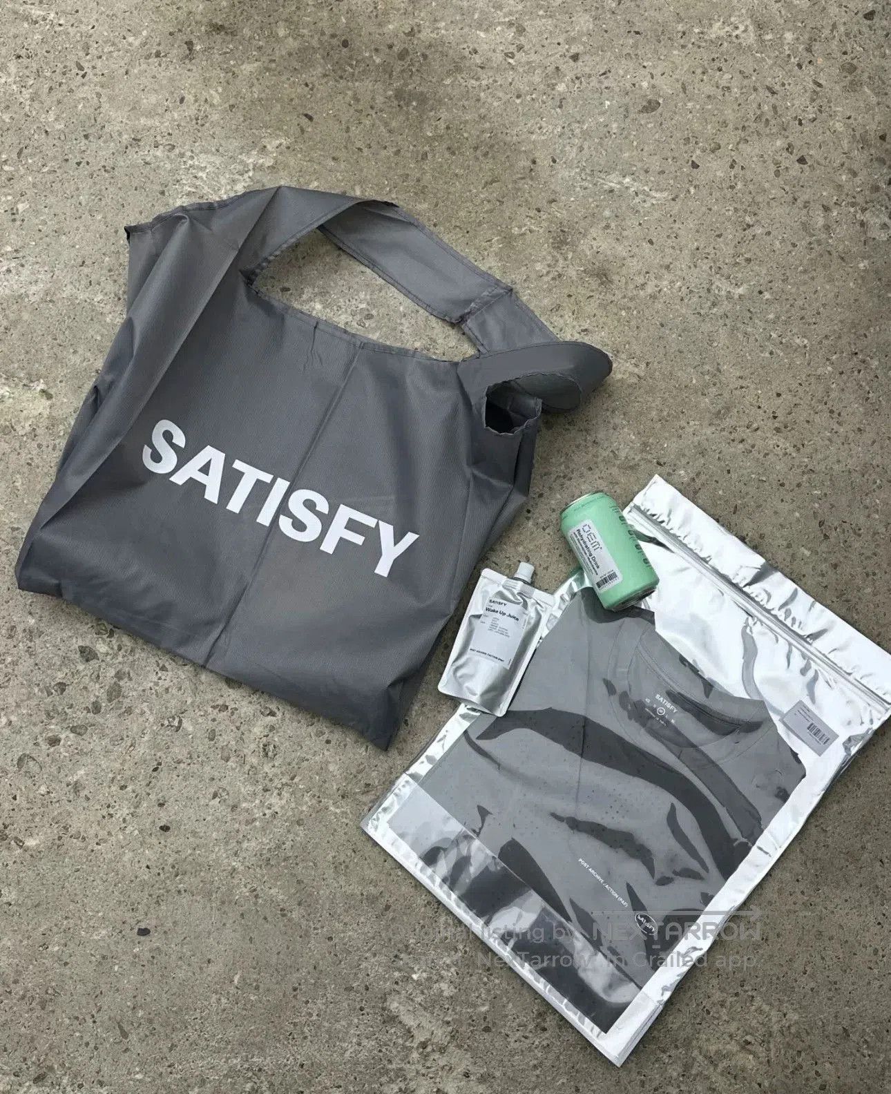 Other Satisfy Reflective Font Tote Bag. Size ONE SIZE - 5 Thumbnail
