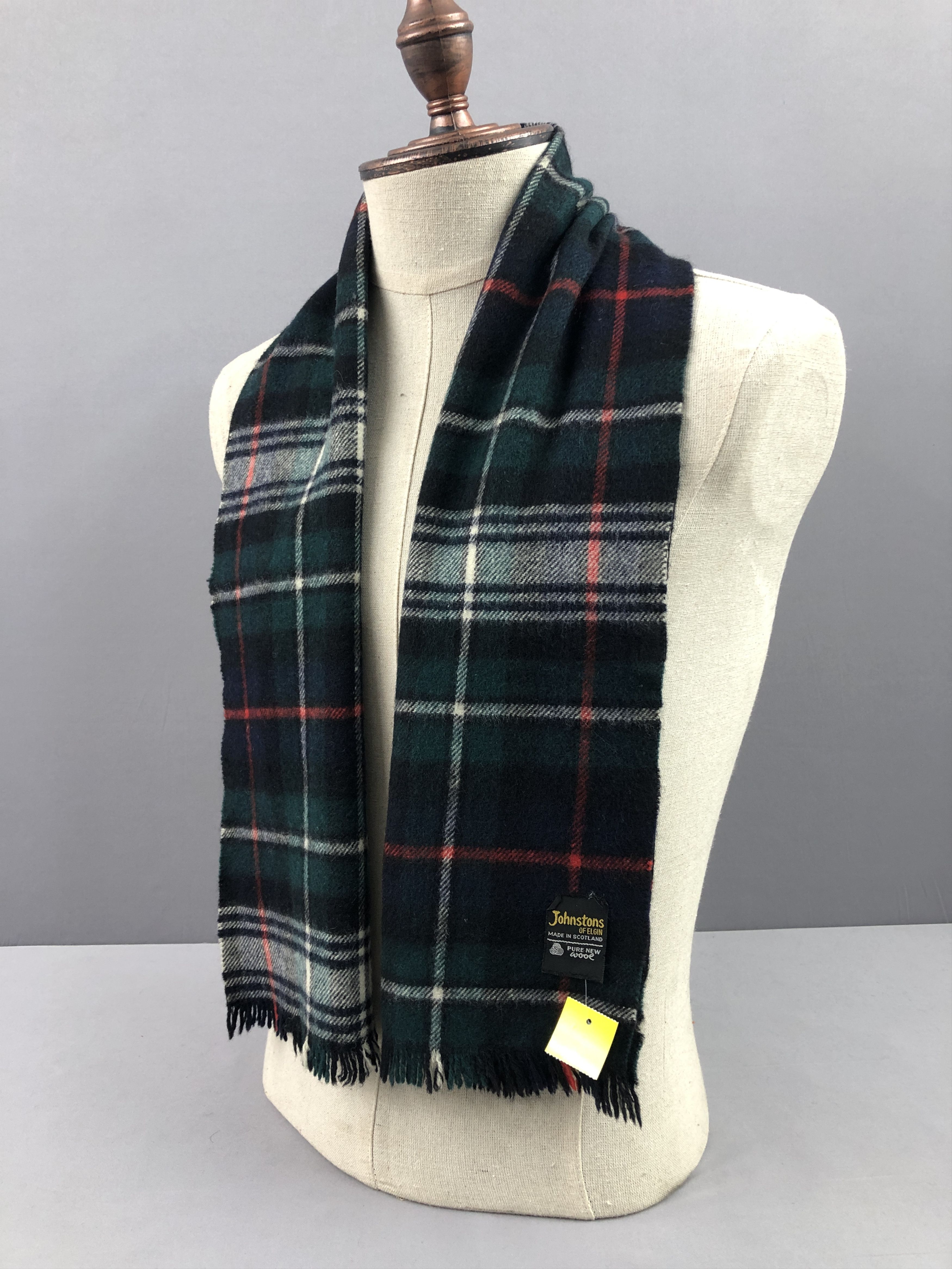 Johnstons Of Elgin Vintage Johnstons Of Elgin Wool Scarf / Muffler / Neckwear Size ONE SIZE - 2 Thumbnail