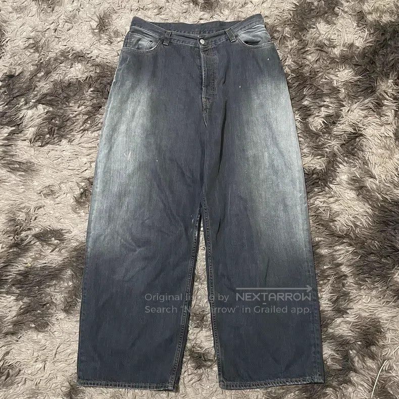 Acne Studios Acne Studios 2023m Super Baggy Splatter Washed Loose Leg J Size US 34 / EU 50 - 1 Thumbnail