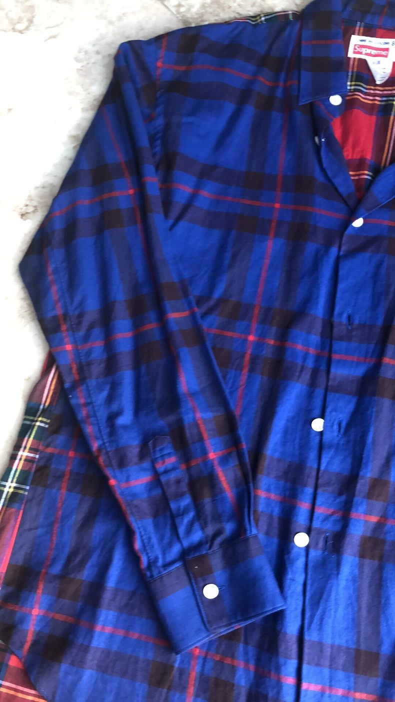 Comme des Garcons Comme Des Garcons Co-branded Shirt Color Blue Red Checks Size US S / EU 44-46 / 1 - 6 Thumbnail