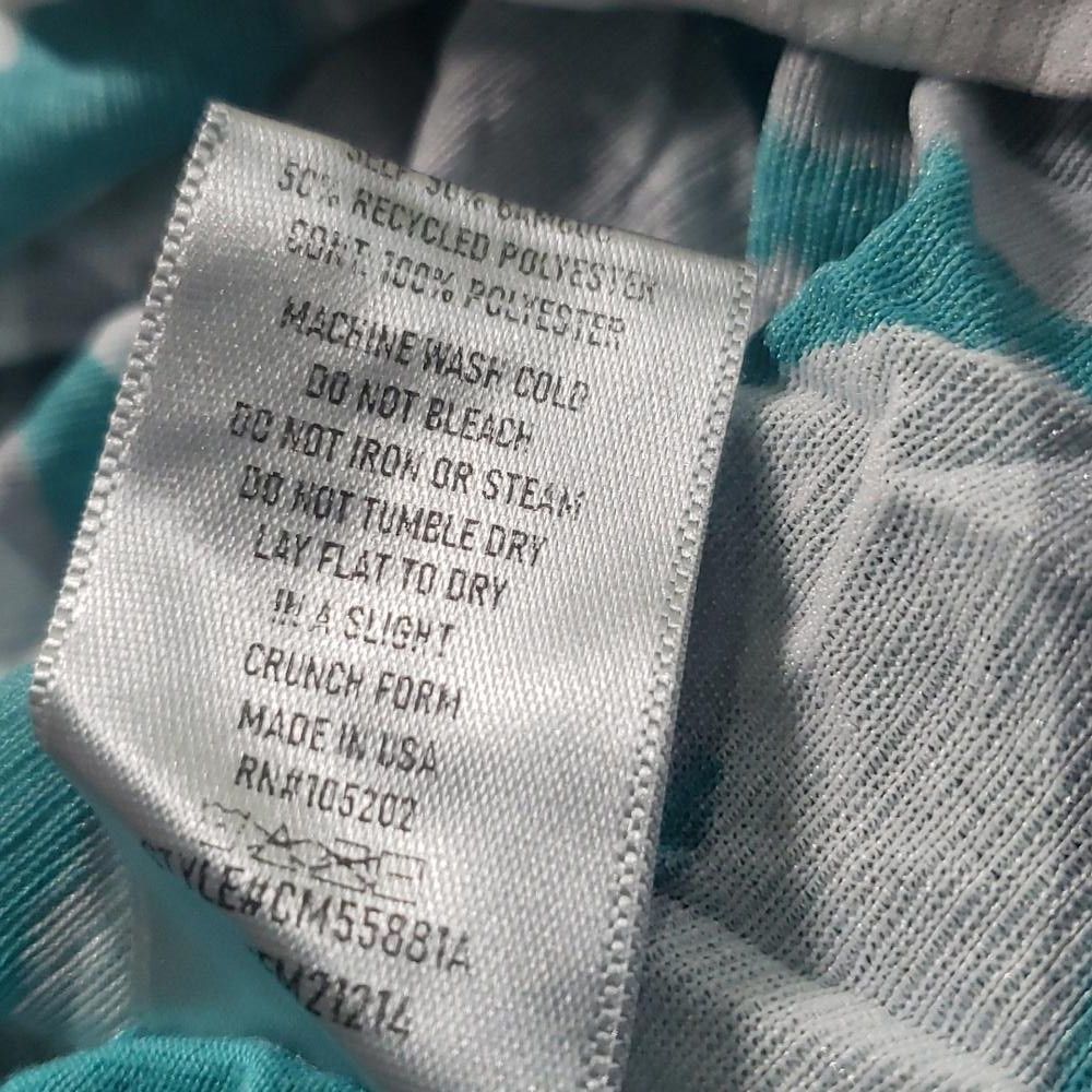 Designer CT1457 Chalet et Ceci Knee Length Button Front Aqua Tunic M Size M / US 6-8 / IT 42-44 - 8 Thumbnail