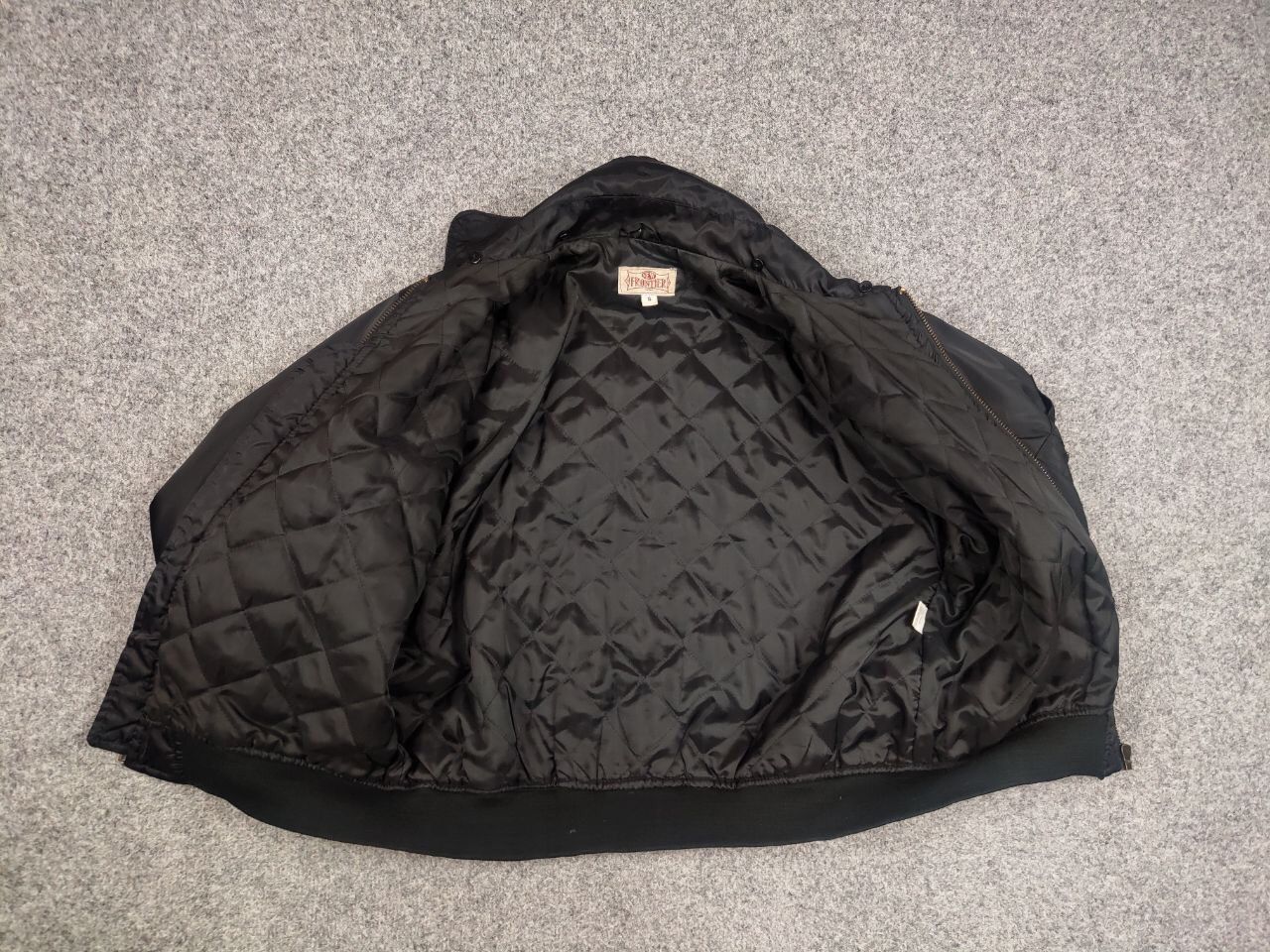 Japanese Brand Vintage 90's USAF Flyers Man Baggy Bomber Black Nylon Jacket Size US S / EU 44-46 / 1 - 15 Thumbnail