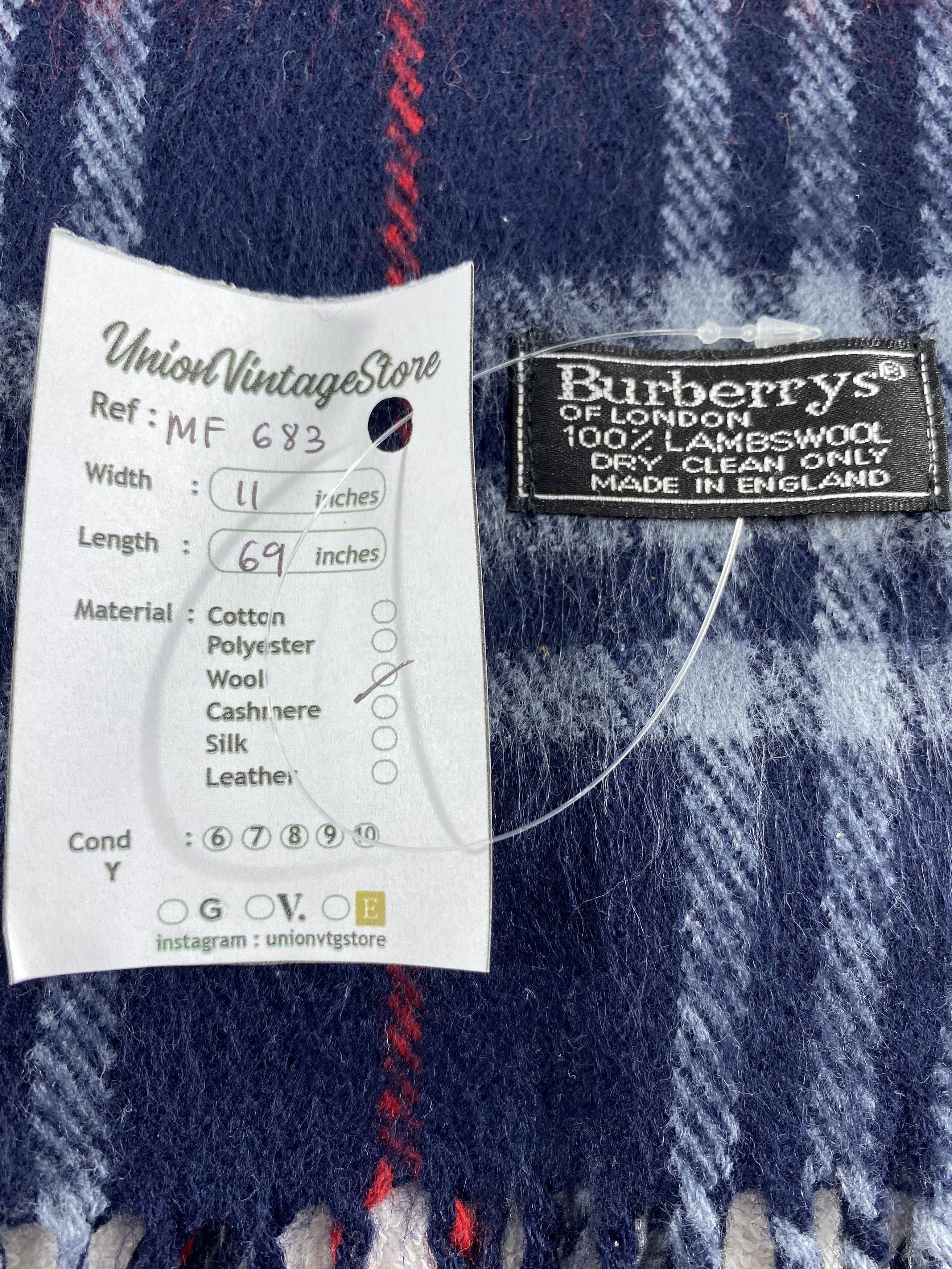 Burberry Vintage Burberry Scarf/Muffler/Neckwear MF683 Size ONE SIZE - 4 Thumbnail