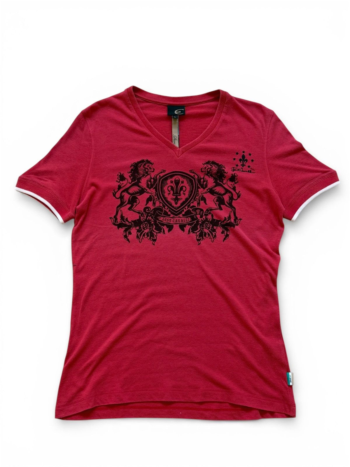 Archive 2000s Cavalli College Graphic T-Shirt