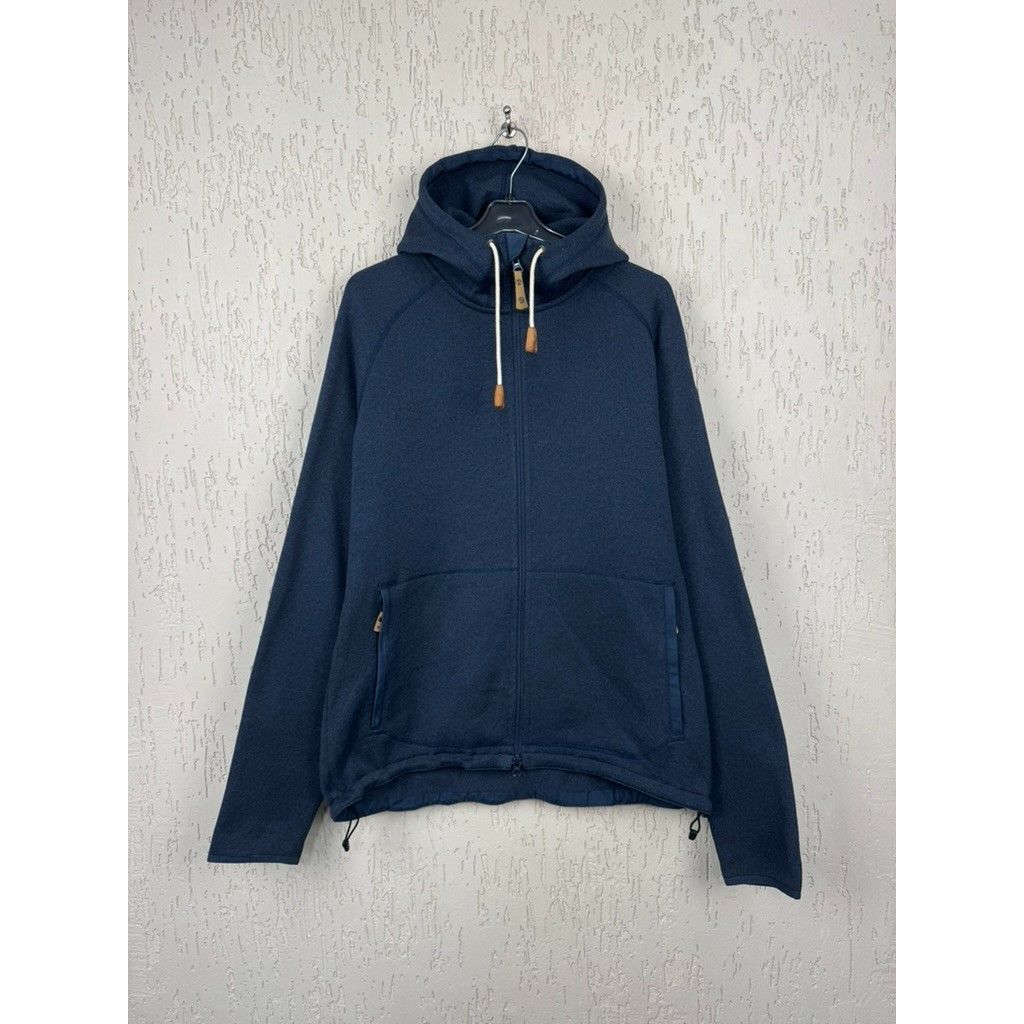 Fjallraven Fjallraven 82252 Ovik Fleece Hoodie Jacket Mens L Blue Full Size US L / EU 52-54 / 3 - 3 Thumbnail