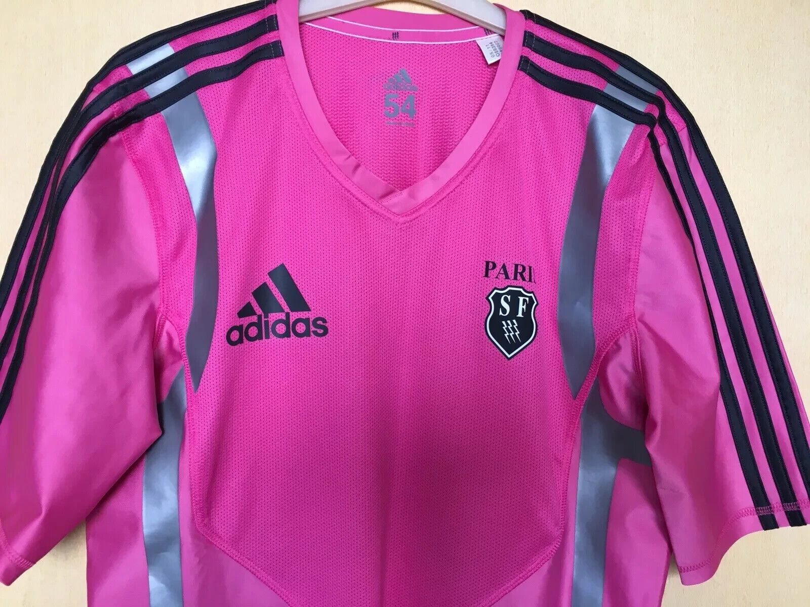 Adidas Stade FRANCais PARIS AWAY 2011 ADIDAS TECHFIT RUGBY SHIRT Size US M / EU 48-50 / 2 - 3 Thumbnail