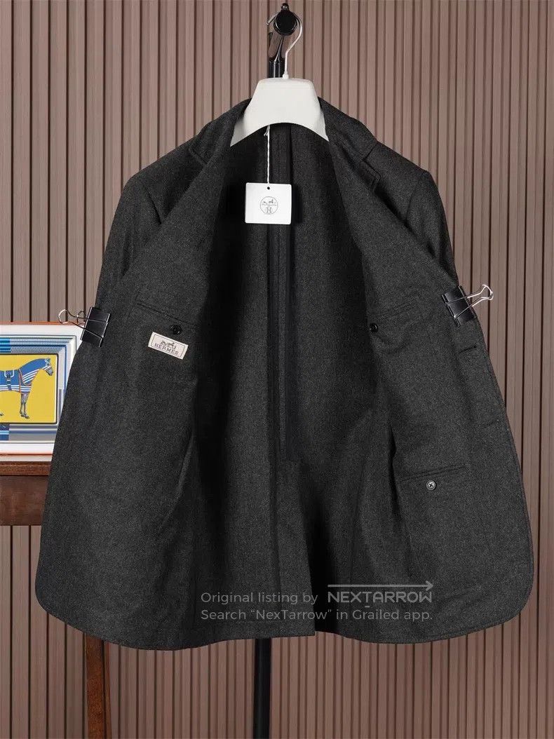 Hermes Hermes Men's Woolen Blazer Size US M / EU 48-50 / 2 - 2 Thumbnail
