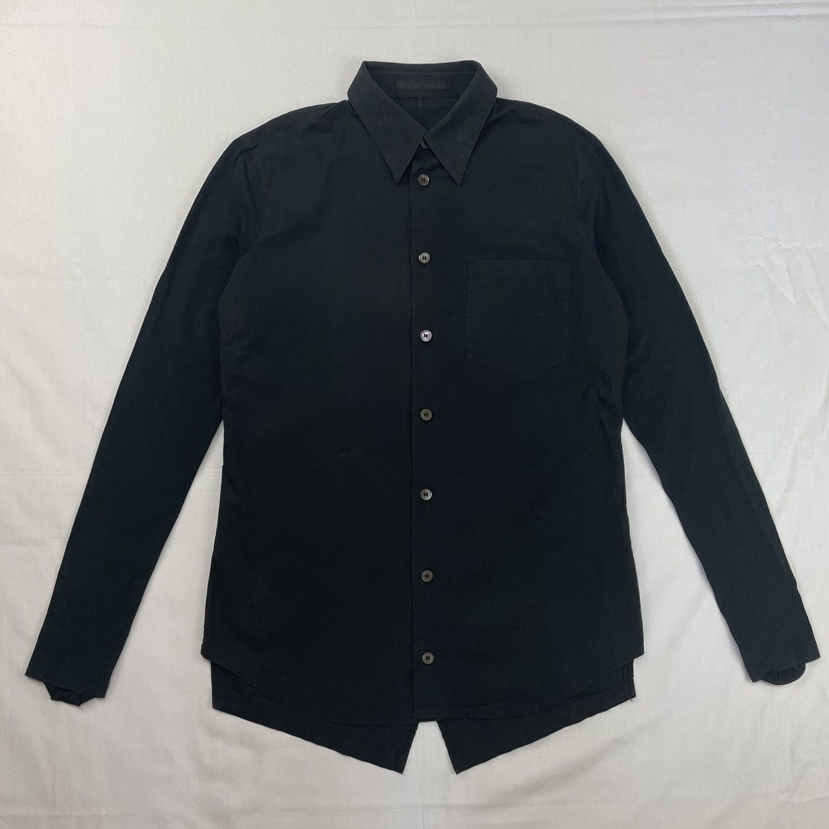 Helmut Lang 2003 Helmut Lang Fishtail Slim Shirt Bondage Strap Vintage Size US S / EU 44-46 / 1 - 1 Thumbnail