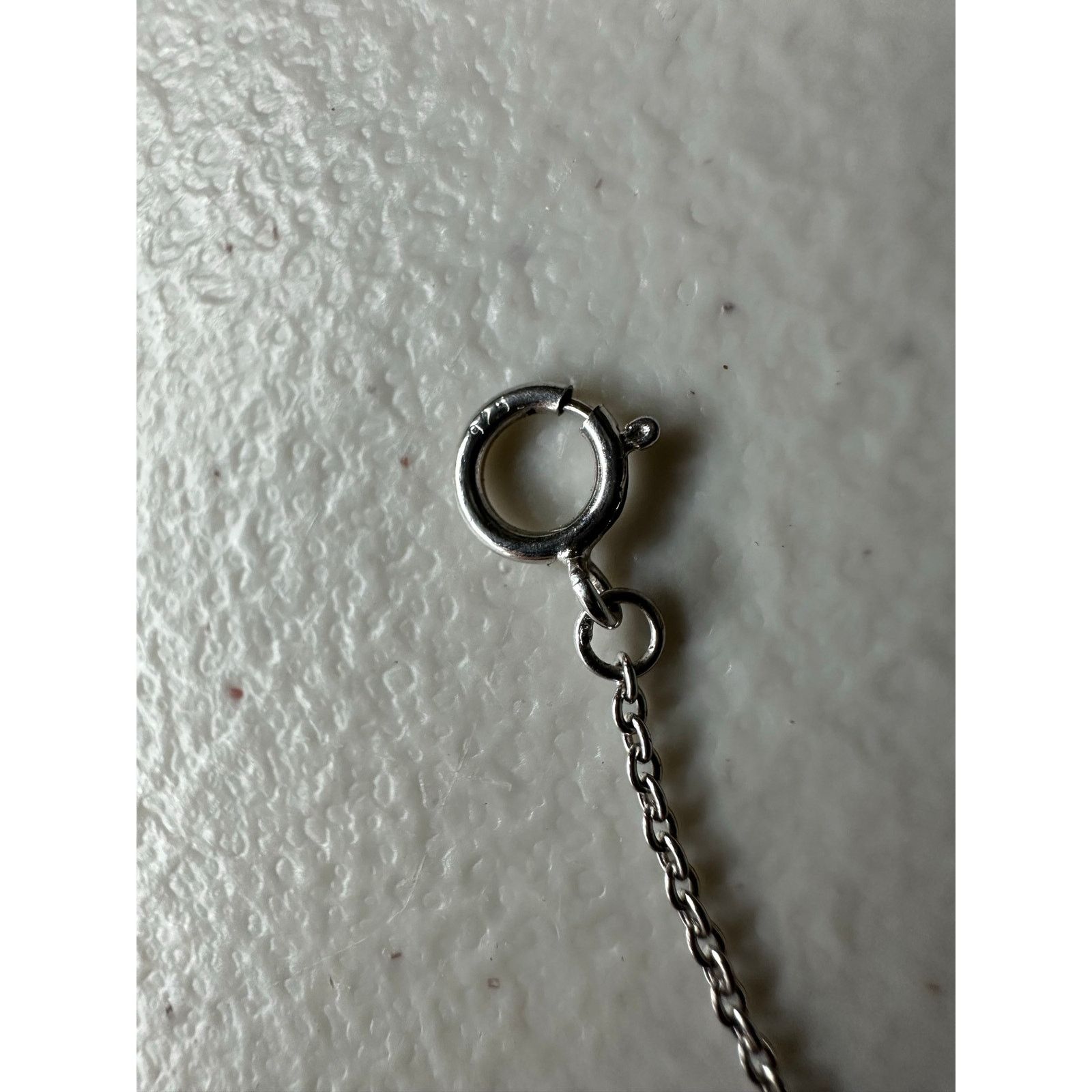 & Other Stories Sterling Silver Rainbow Crystal Diamond Shape Link Bracelet Size ONE SIZE - 2 Thumbnail