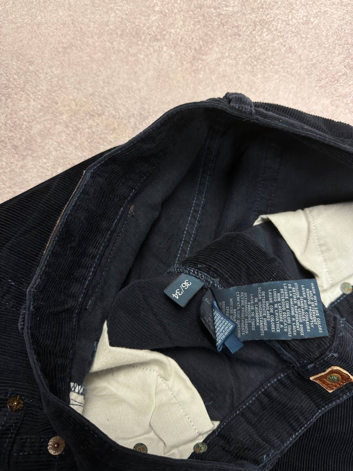 Polo Ralph Lauren Vintage Polo Ralph Lauren Velvet Corduroy Baggy Pants 36x34 Size US 36 / EU 52 - 10 Thumbnail