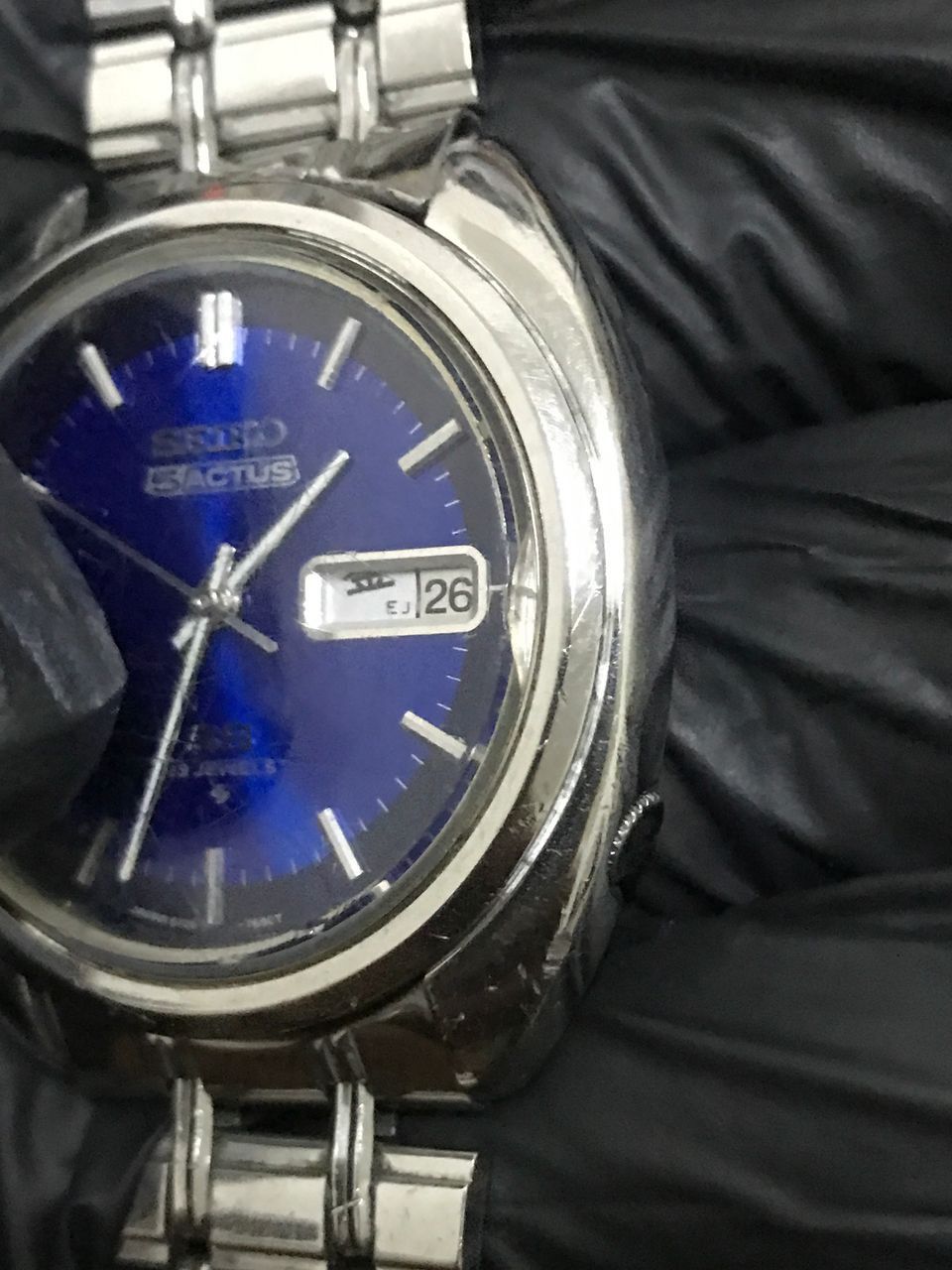 Japanese Brand × Seiko × Vintage Vintage 70's Seiko Actus 6106-7470 Automatic Blue Dial Size ONE SIZE - 8 Thumbnail