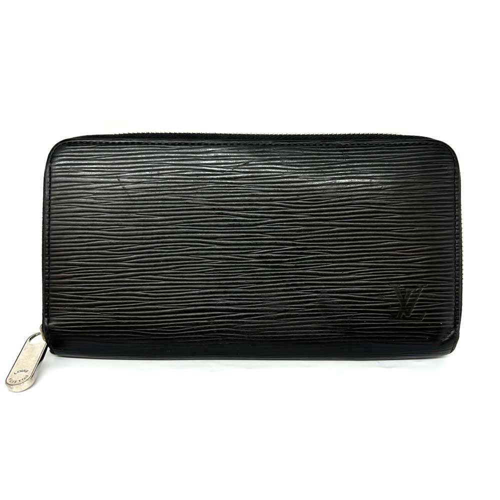 Louis Vuitton Louis Vuitton Louis Vuitton Epi Zippy Wallet Black M68755 Leather Long Wallet M68755 in Very Good Condition Size ONE SIZE - 1 Thumbnail